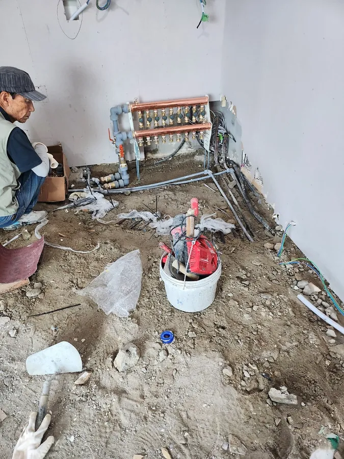 분배기 이설 및 교체 시공 사진