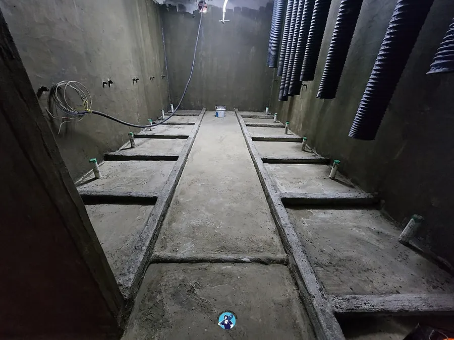 헬스장·PT샵 샤워실 설비 시공 사진