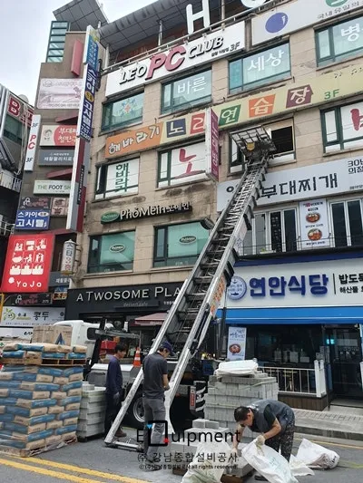 수술실·입원실 배관설비·방수 시공 사진